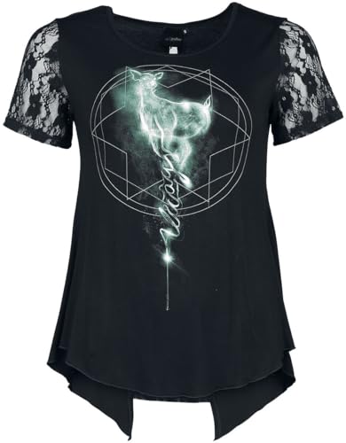 Harry Potter Always Frauen T-Shirt schwarz M 70% Viskose, 25% Polyester, 5% Elasthan Fan-Merch, Filme von Harry Potter