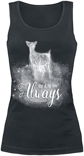 Harry Potter Always Frauen Top schwarz M 100% Baumwolle Fan-Merch, Filme von Harry Potter