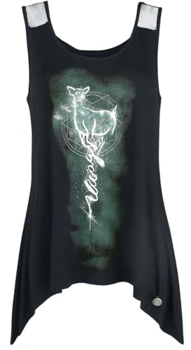 Harry Potter Always Frauen Top schwarz S 95% Viskose, 5% Elasthan Fan-Merch, Filme von Harry Potter