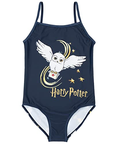 Harry Potter Badeanzüge Mädchen Hogwarts Burgundy oder Marine Hedwig Badebekleid 11-12 Jahre von Harry Potter