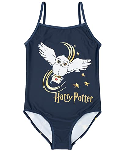 Harry Potter Badeanzüge Mädchen Hogwarts Burgundy oder Marine Hedwig Badebekleid 7-8 Jahre von Harry Potter