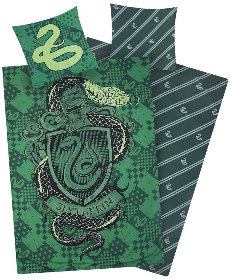 Harry Potter Bettwäsche - Slytherin - multicolor  - EMP exklusives Merchandise! von Harry Potter