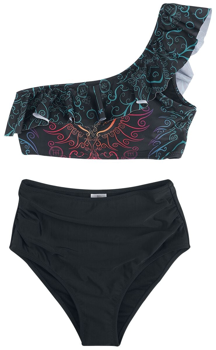 Harry Potter Bikini-Set - Phoenix - XL - für Damen - Größe XL - schwarz  - EMP exklusives Merchandise! von Harry Potter