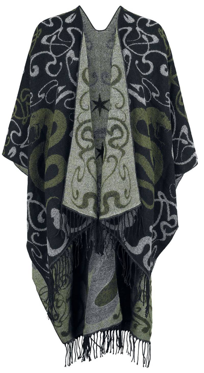 Harry Potter Cardigan - Slytherin - Oversize  - für Damen - Größe  multicolor  - EMP exklusives Merchandise! von Harry Potter