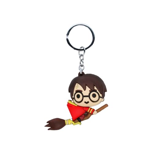 Harry Potter Chibi-Schlüsselanhänger Vinylfigur, Braun, 7 x 6 cm von Harry Potter