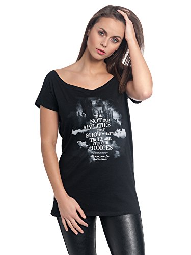 Harry Potter Choices Frauen T-Shirt schwarz M 100% Baumwolle Fan-Merch, Filme, Hogwarts von Harry Potter