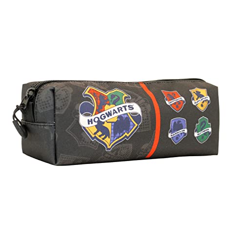 Harry Potter College-Fan Quadrat Federmäppchen, Grau, 21 x 8 cm von Harry Potter