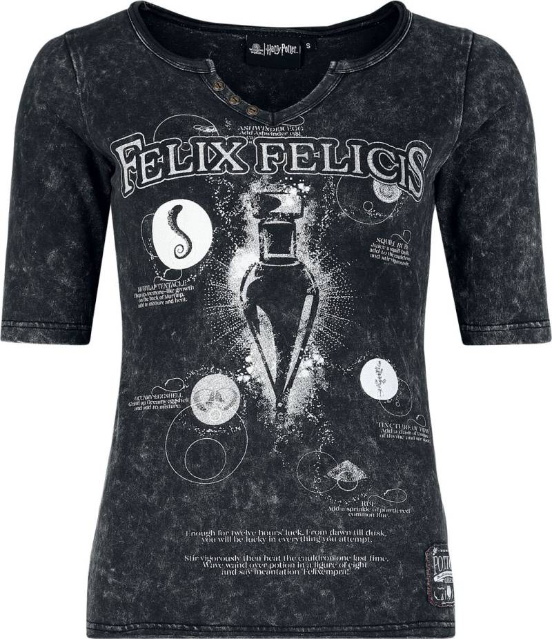 Harry Potter DA Grunge Collection - Felix Felicis Langarmshirt schwarz in M von Harry Potter