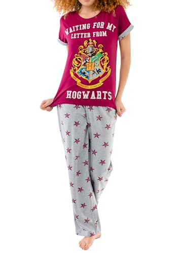 Harry Potter Damen Schlafanzug Hogwarts Mehrfarbig Small von Harry Potter