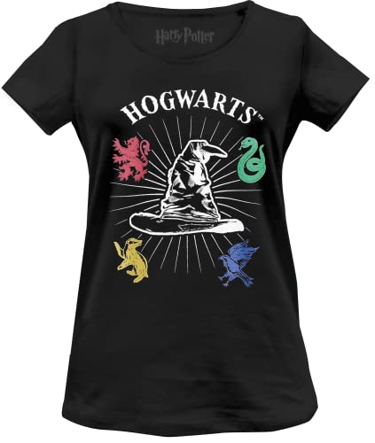 HARRY POTTER Damen Wohapomts330 T-Shirt, Schwarz, M von Harry Potter