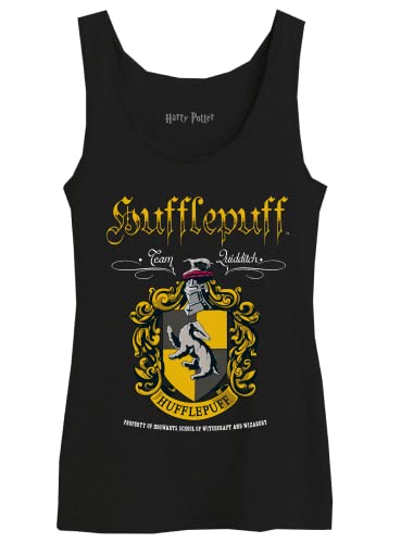 Harry Potter Damen wohapomtk018 Tanktop, Schwarz, Large von Harry Potter