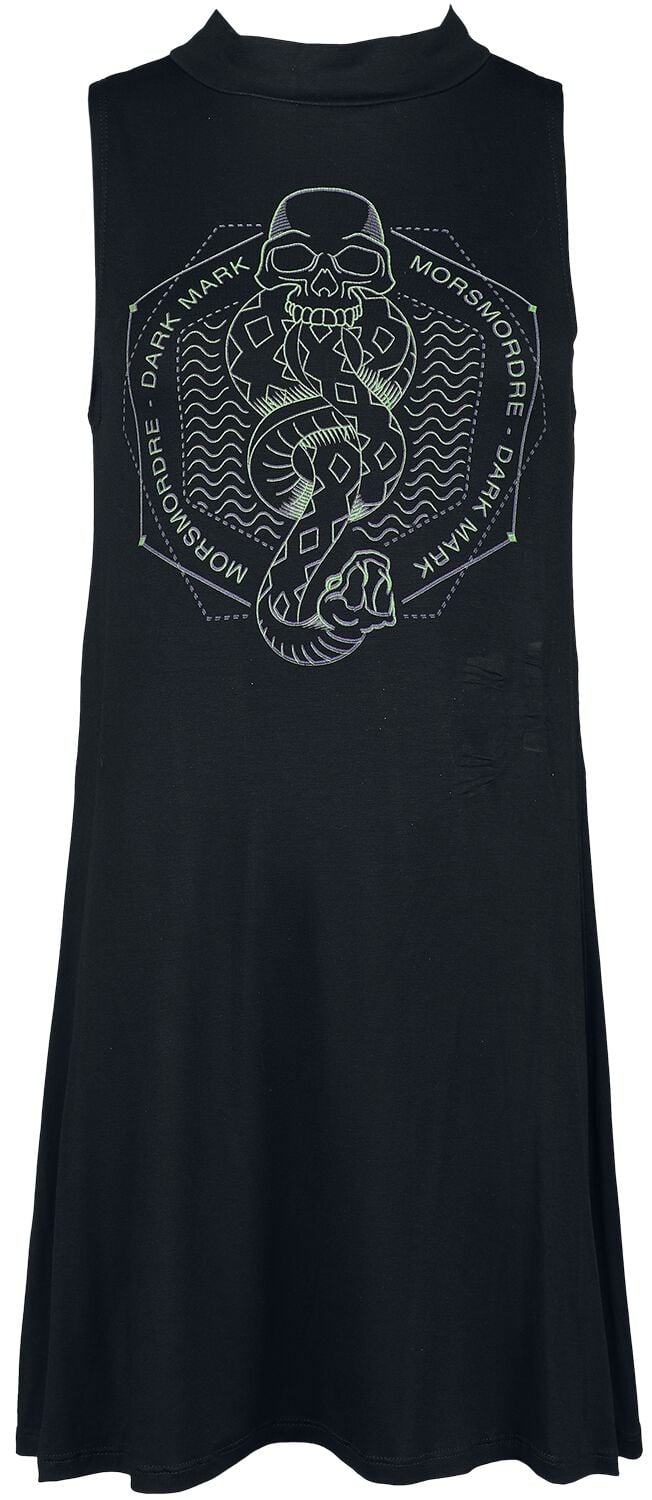 Harry Potter Dark Mark Kurzes Kleid schwarz in XXL von Harry Potter