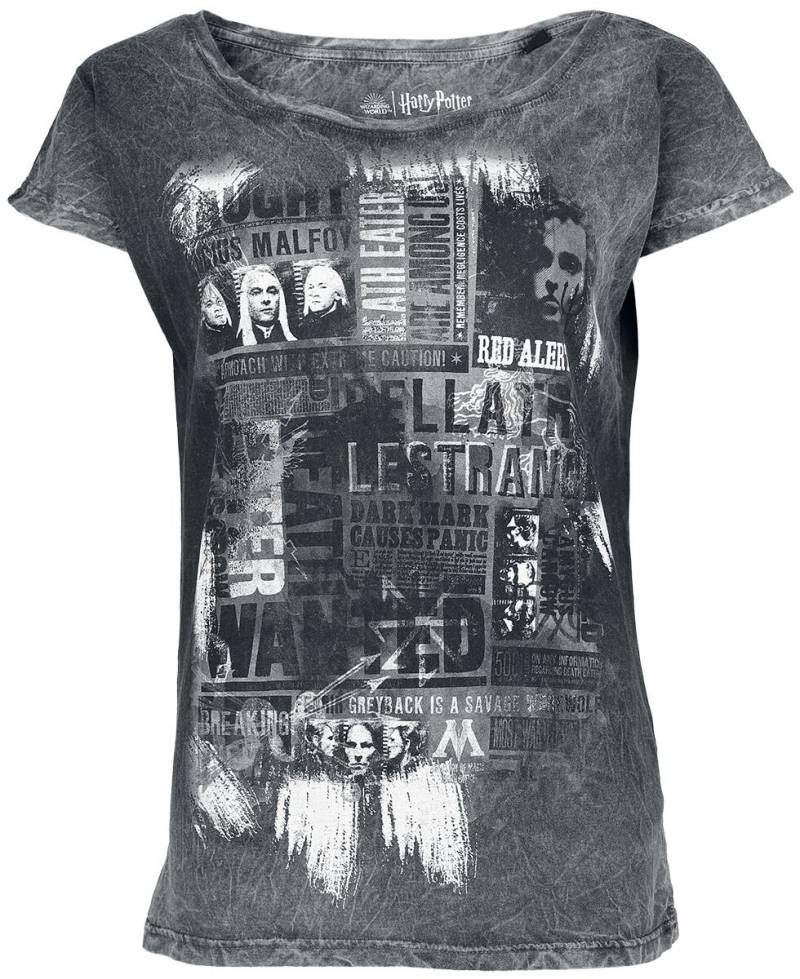 Harry Potter Death Eater - Wanted T-Shirt schwarz in XL von Harry Potter