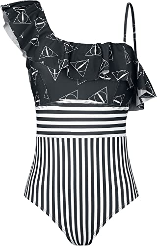 Harry Potter Deathly Hallows Frauen Badeanzug Multicolor M von Harry Potter