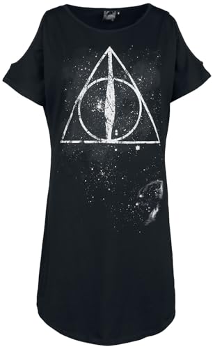 Harry Potter Deathly Hallows Frauen Kurzes Kleid schwarz XL von Harry Potter