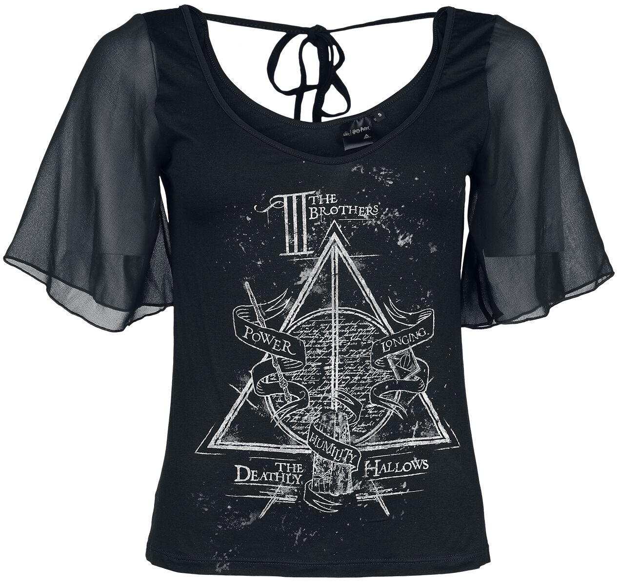 Harry Potter Deathly Hallows T-Shirt schwarz in L von Harry Potter
