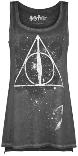 Harry Potter Die Heiligtümer des Todes Frauen Top dunkelgrau 4XL von Harry Potter