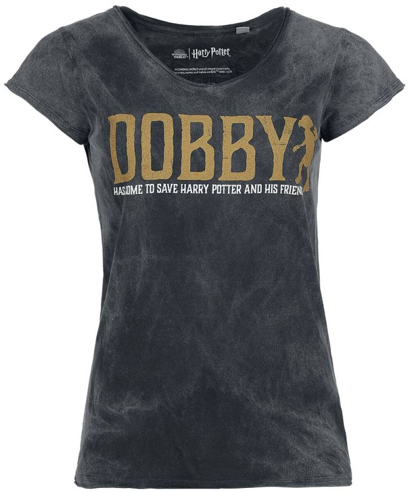 Harry Potter Dobby - Free Elf T-Shirt schwarz in L von Harry Potter