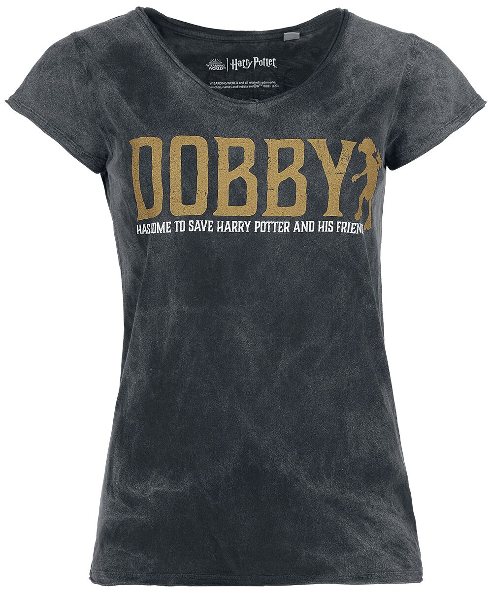 Harry Potter Dobby - Free Elf T-Shirt schwarz in XXL von Harry Potter