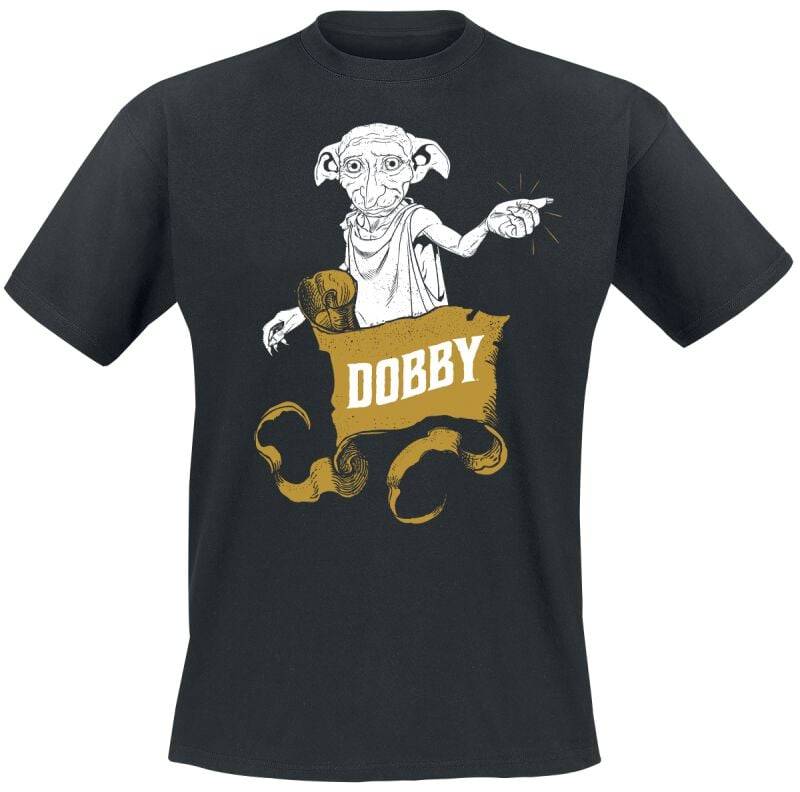 Harry Potter Dobby T-Shirt schwarz in M von Harry Potter