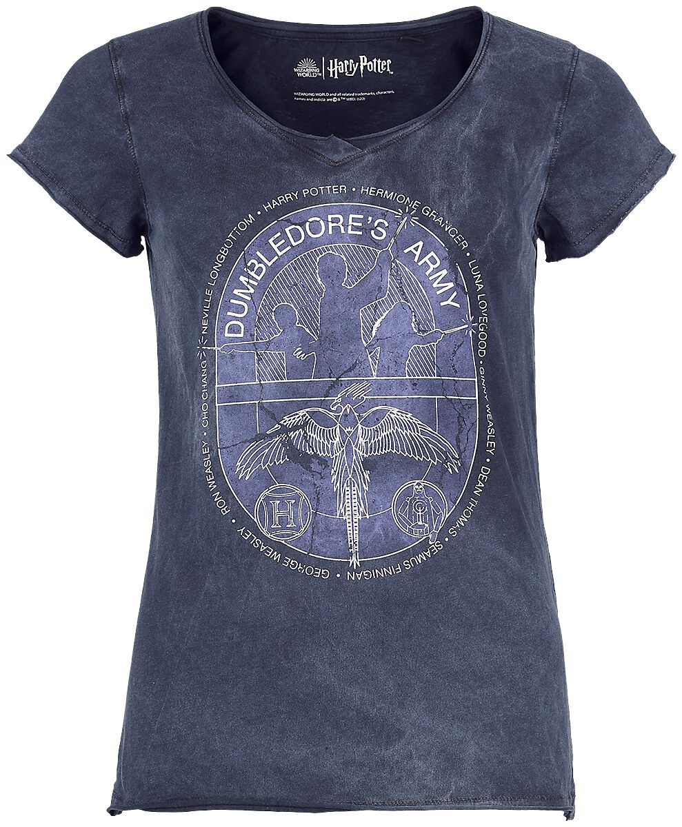 Harry Potter Dumbledore's Army T-Shirt blau in M von Harry Potter