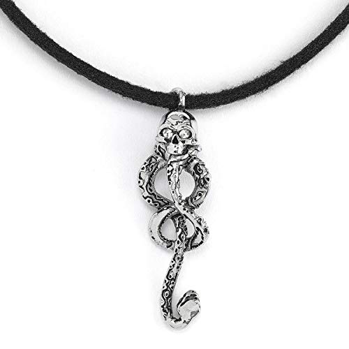 Harry Potter Dunkles Mal Frauen Halsband silberfarben Zinklegierung Fan-Merch, Filme von Harry Potter