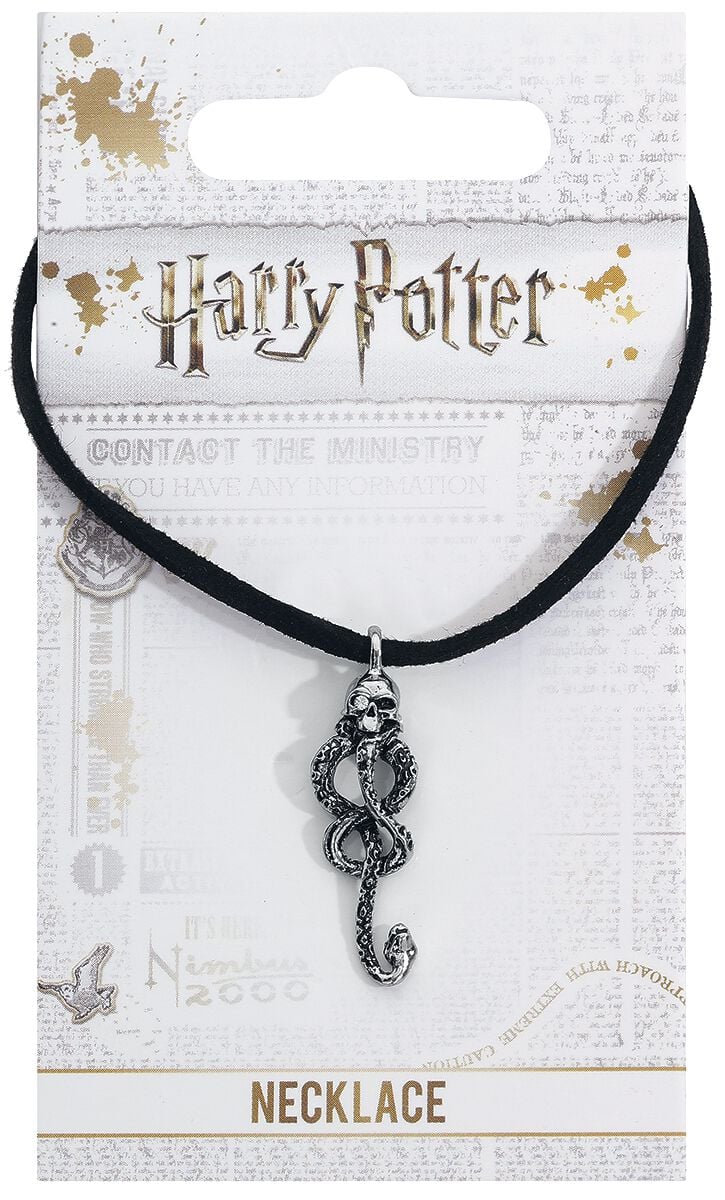 Harry Potter Dunkles Mal Halsband silberfarben von Harry Potter
