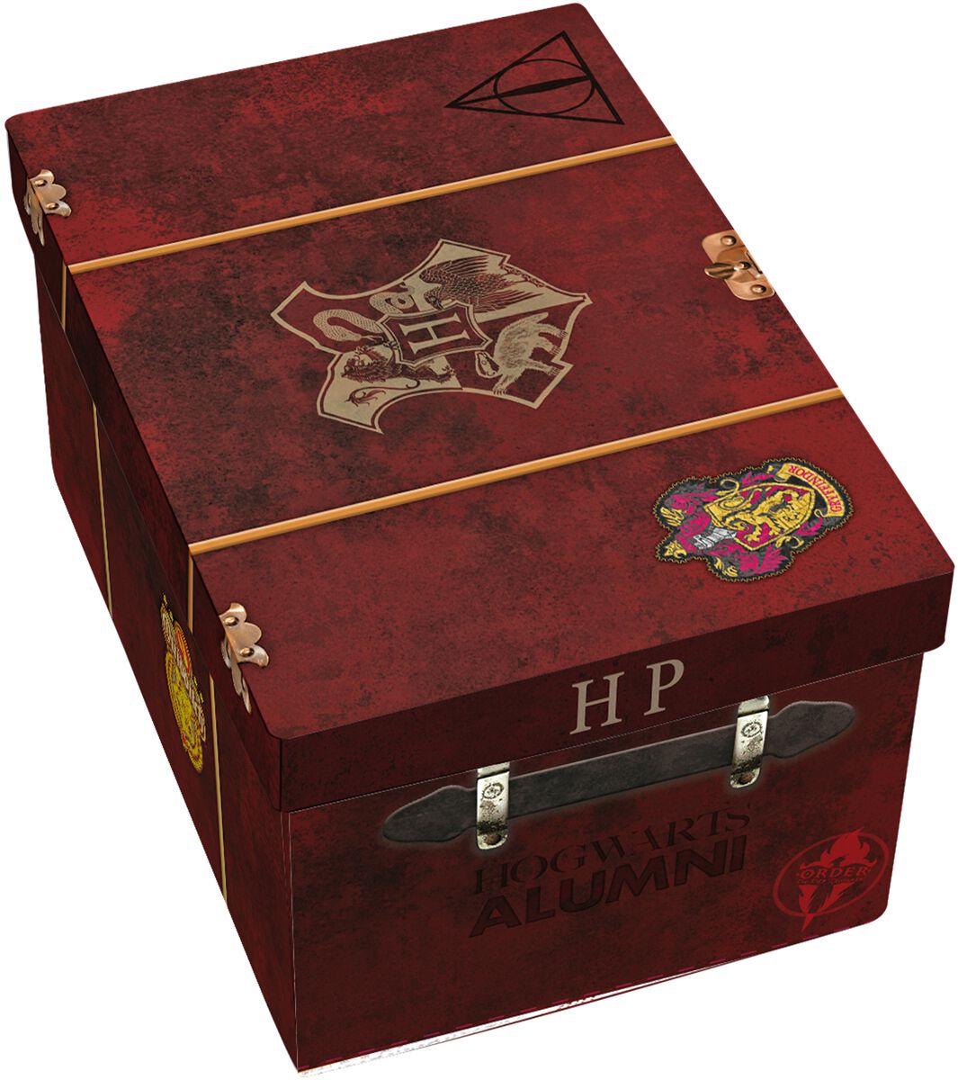 Harry Potter Fanpaket - Hogwarts Suitcase - Premium Geschenk-Set - rot  - Lizenzierter Fanartikel von Harry Potter