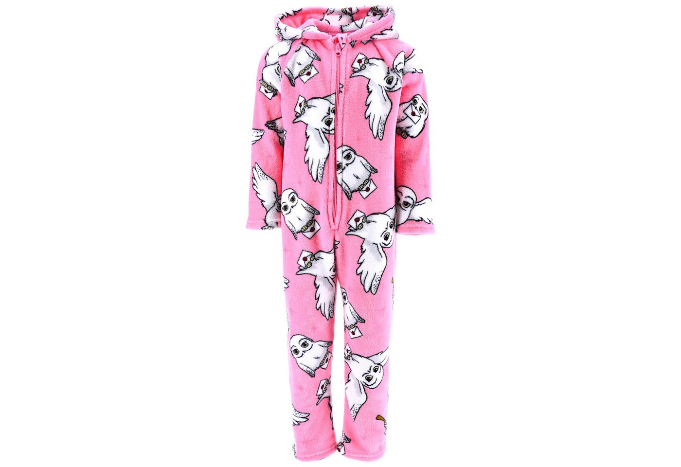 Harry Potter Fleeceoverall Hedwig (1-tlg) Mädchen Hausanzug Schlafoverall Gr. 116 - 152 cm von Harry Potter