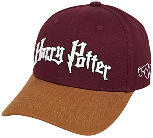 Harry Potter Frauen Cap Burgund 90% Baumwolle, 10% Polyester Fan-Merch, Filme, Hogwarts von Harry Potter