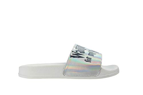 Harry Potter Girls Poolslide Flip Flops Silver 9/10 UK Child von Harry Potter