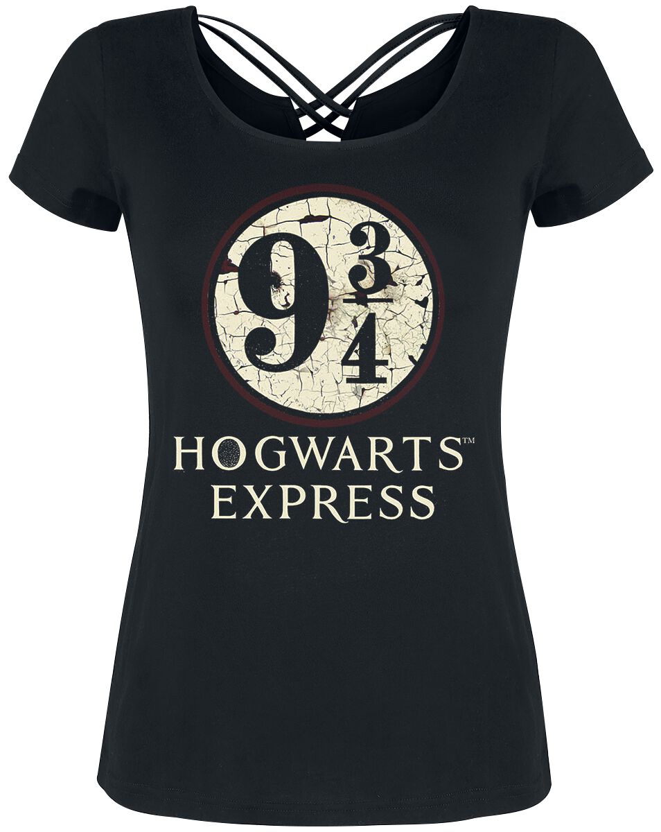 Harry Potter Gleis 9 3/4 T-Shirt schwarz in XL von Harry Potter