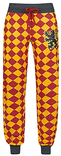 Harry Potter Gryffindor Frauen Pyjama-Hose rot/gelb L 100% Baumwolle Fan-Merch, Filme, Gryffindor von Harry Potter