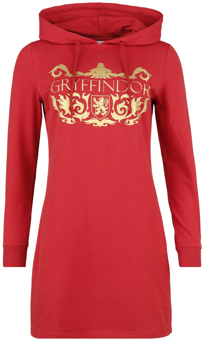 Harry Potter Gryffindor Mittellanges Kleid rot in L von Harry Potter