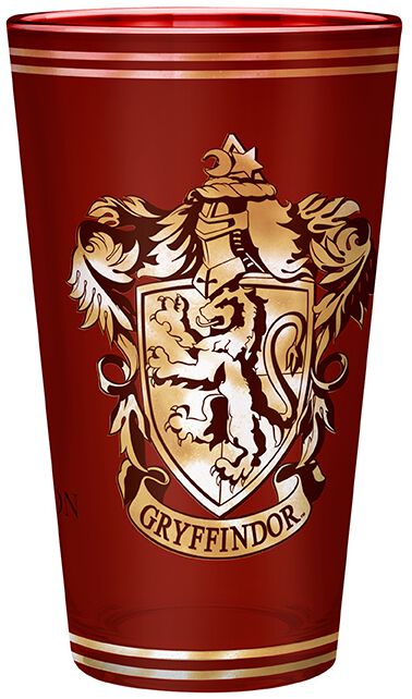 Harry Potter Gryffindor Trinkglas rot von Harry Potter