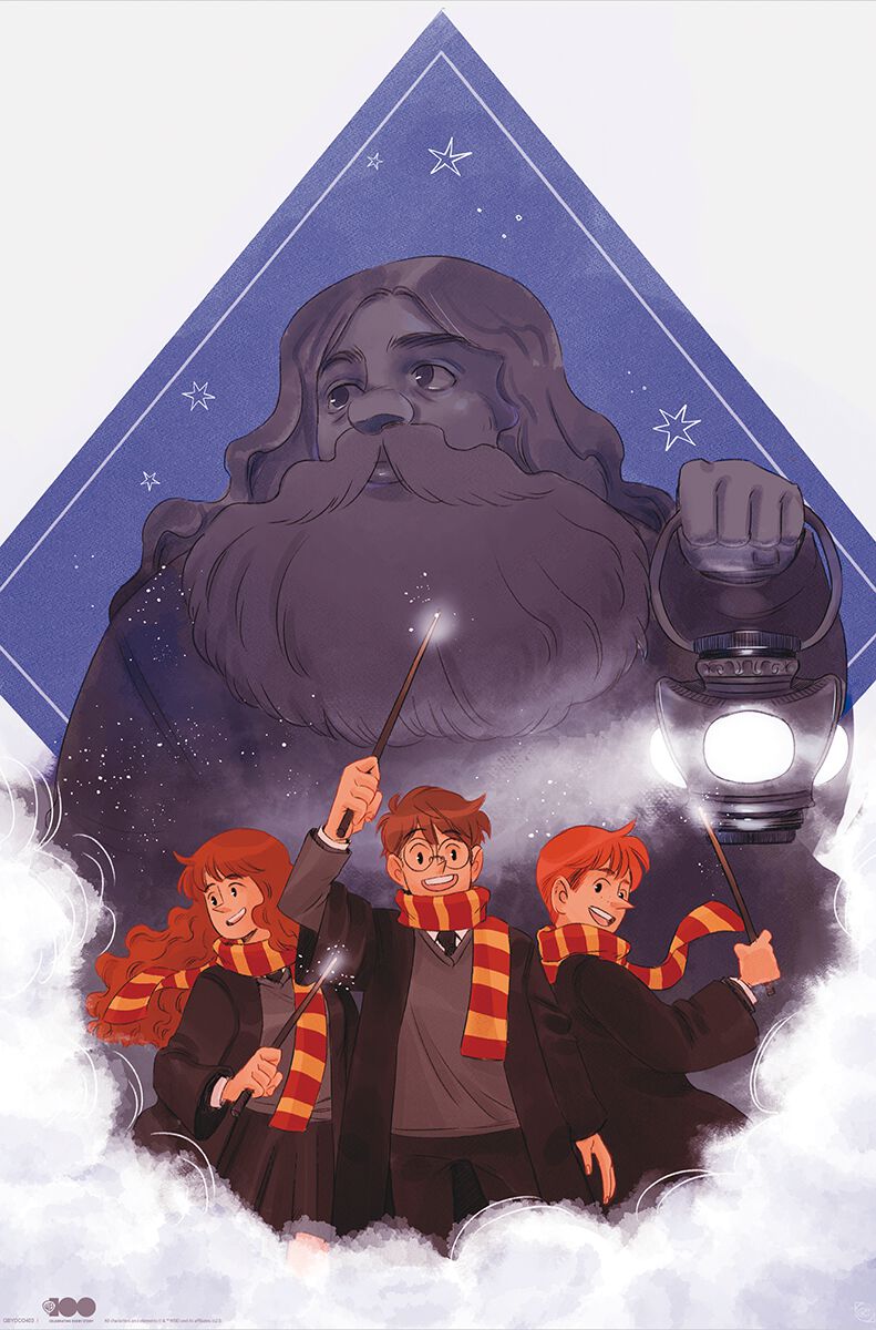 Harry Potter Hagrid Poster multicolor von Harry Potter