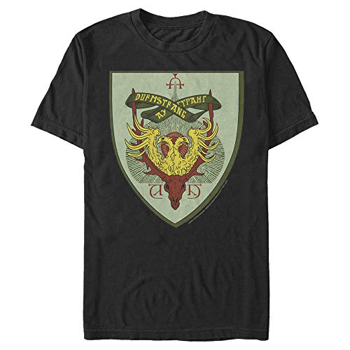Harry Potter Herren Durmstrang Wappen T-Shirt, schwarz, XX-Large von Harry Potter