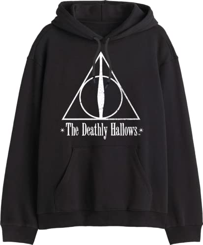 Harry Potter Herren Mehapomsw004 Kapuzenpullover, Schwarz, XXL von Harry Potter