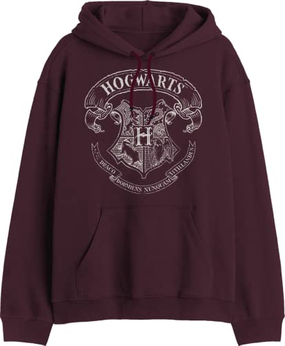 Harry Potter Herren Mehapomsw071 Kapuzenpullover, Bordeaux, M von Harry Potter