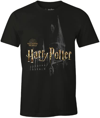 HARRY POTTER Herren Mehapomts345 T-Shirt, Schwarz, L von HARRY POTTER