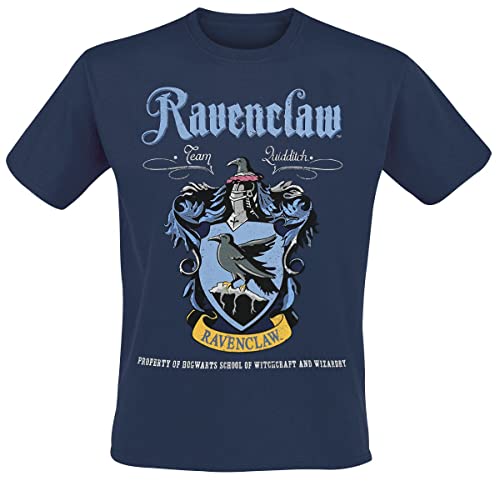 HARRY POTTER Herren T-Shirt-Ravenclaw Crest XL, 100%, blau von Harry Potter