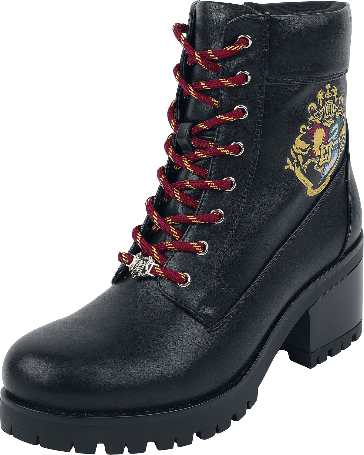 Harry Potter Hogwart's Crest Schnürstiefel schwarz in EU38 von Harry Potter