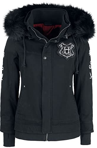 Harry Potter Hogwarts Crest Frauen Winterjacke schwarz M 100% Baumwolle Fan-Merch, Filme, Hogwarts von Harry Potter