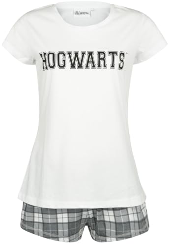 Harry Potter Hogwarts Frauen Schlafanzug Multicolor L 100% Baumwolle Fan-Merch, Filme, Hogwarts von Harry Potter