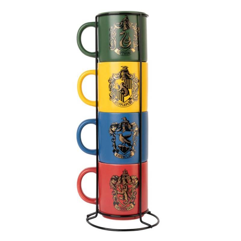 Harry Potter Hogwarts Häuser Tassen-Set Tassen-Set multicolor von Harry Potter