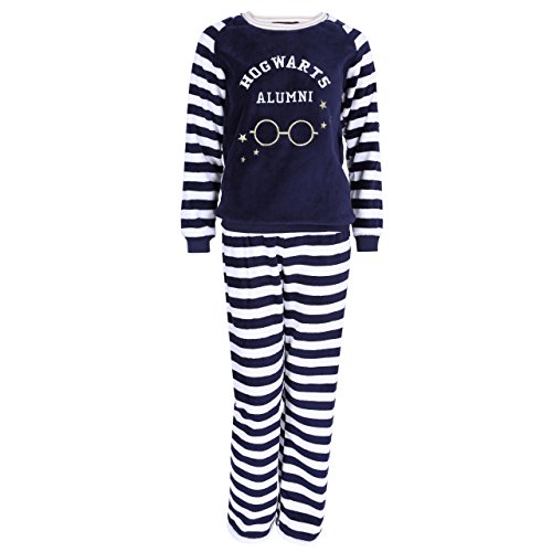 Harry Potter Hogwarts 'Hogwarts Alumni' 2-TLG. Schlafanzug Pyjama Nachtwäsche - 44-46 / UK 18-20 / EU 46-48 von Harry Potter