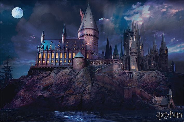 Harry Potter Hogwarts Poster multicolor von Harry Potter
