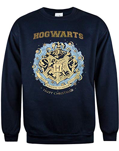 Harry Potter Hogwarts Weihnachtspullover-Sweatshirt für Männer und Frauen Small von Harry Potter