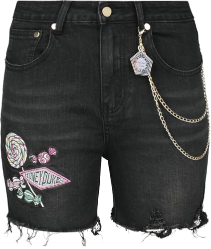 Harry Potter Honeydukes Frauen Short Black Denim 28 von Harry Potter