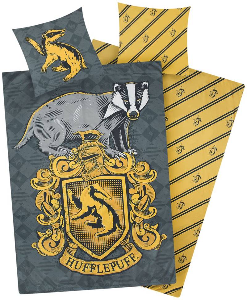 Harry Potter Hufflepuff Bettwäsche multicolor von Harry Potter